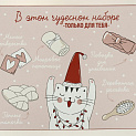 Набор подарочный "Merry catmas" полотенце и аксессуары 5141959 000000000001202324
