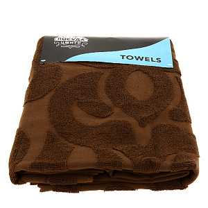Полотенце 70х140см ПОСУДА ЦЕНТР махровое шоколад хлопок 000000000001189163