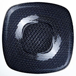 Салатник 22см GLASSCOM синий стекло 000000000001212119