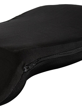 Подушка 41х29см для спины черная с эффектом памяти пена полиэстер 000000000001228540