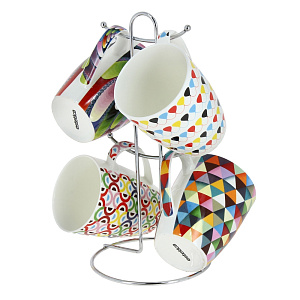 Набор кружек Фантазия Estetica, 360мл, 4 шт. 000000000001118375