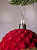 Новогоднее подвесное украшение Шары мозаика бордо бархат из полистирола 2шт 8x8x8см 81903 000000000001201814