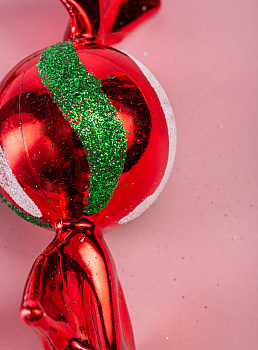 Декоративное украшение Конфетка круглая 12см 2шт MANDARIN пластик 000000000001209389