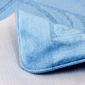 Набор ковриков для ванной ЭКО голубой, 2 шт. 000000000001176909