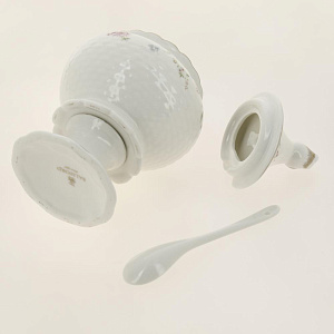 Сахарница 300мл Balsford ФРАНСУАЗА на ножке с ложкой подарочная упаковка фарфор 172-42023 000000000001203949