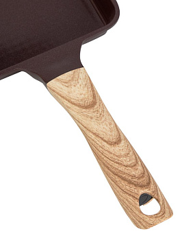 Сковорода Тамагояки 18х13см МАГИЯ ВКУСА керамическая индукция тем.шоколад/капучино алюминий 000000000001228702