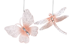 ДУ Бабочка/стрекоза розовый 3,8х12,5х10см 78051 000000000001179884