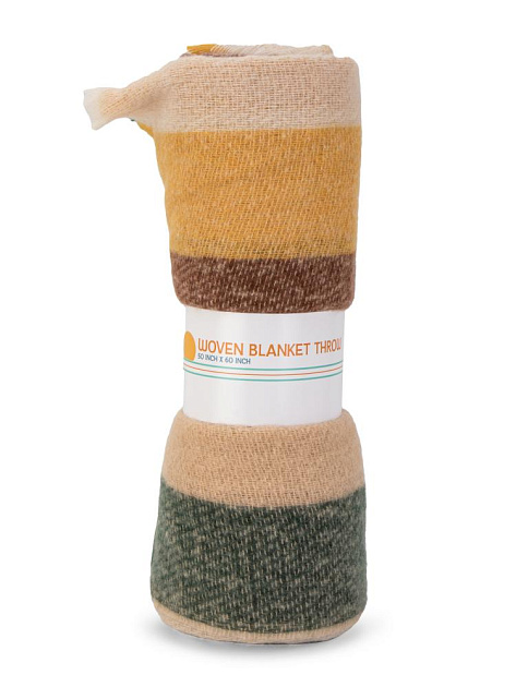 Плед 127х152см Woven Blanket Throw клетка акрил полиэстер 000000000001232269