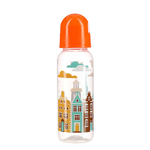 Бутылочка с соской от 0 месяцев Я люблю Lubby, 240-250мл 000000000001135389