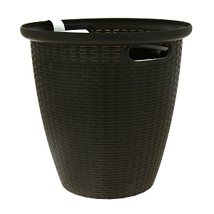 Кашпо напольное Ротанг D 328/20л с внутренним горшком 11л Г.шоколад ING50020ВНГ 000000000001171886