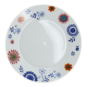 Десертная тарелка  Синяя птица Коралл, 19 см 000000000001132343