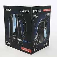 Чайник 1,8л CENTEK CT-0040 Black 2200Вт открывание кнопкой внутренняя подсветка пластик 000000000001212416