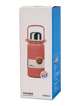 Термос 1,5л ST с клапаном с ручкой в ассортименте нержавеющая сталь 000000000001229296