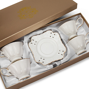 Набор чайный 8 предметов LAGARD (чашка 180мл-4шт/блюдце-4шт)т фарфор SH08083 000000000001219863