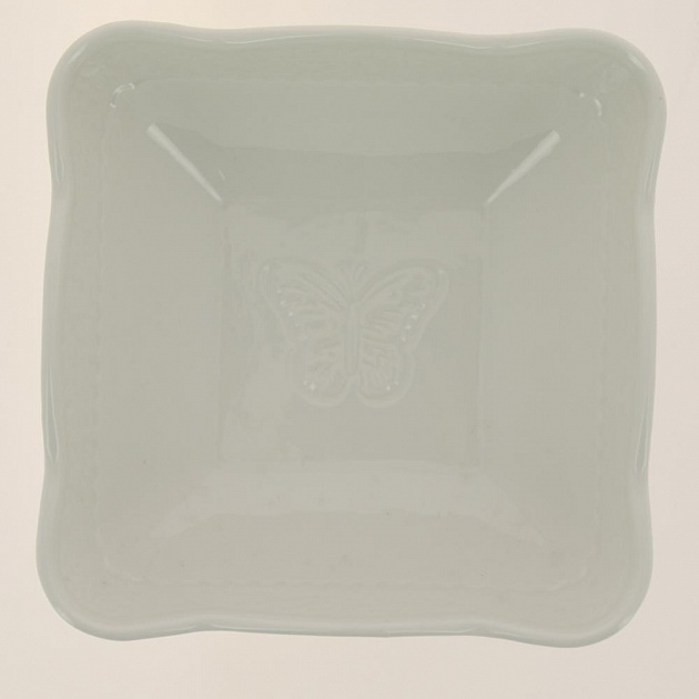 Салатник 700мл/16см ф.квадратКружево белоеSHD-012W 000000000001180993