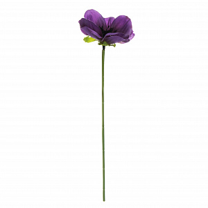 Цветок искусственный Мак 30см фиолетовый 000000000001218316