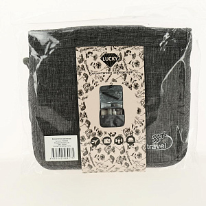 Косметичка дорожная серый 25х20х10 см 100%пэ Y000084 000000000001199716