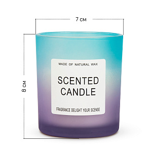 Свеча в стакане 8х7см Ocean Gradient 000000000001220777