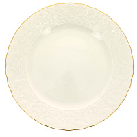 BASAK Тарелка десертная 21 см,  Отводка золото, костяной фарфор BNBSK21DU520 000000000001189455