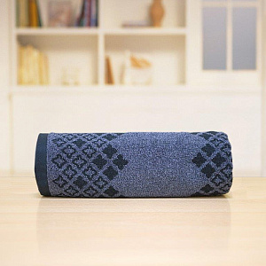 Полотенце махровое 70*140 синеее, 100%хл,пл360г/м2, НВ Леонардо м0807_01 L 000000000001188801