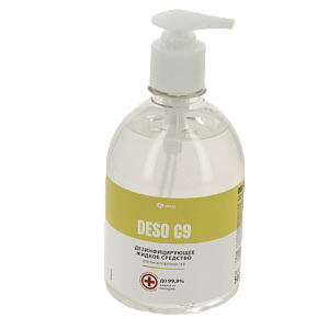 Средство для дезинфекции GRASS Deso C9 с дозатором 500мл 550071 000000000001199978