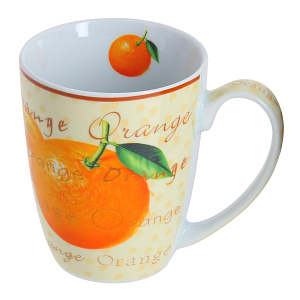 Кружка Апельсин Matissa, 340мл, фарфор 000000000001058925