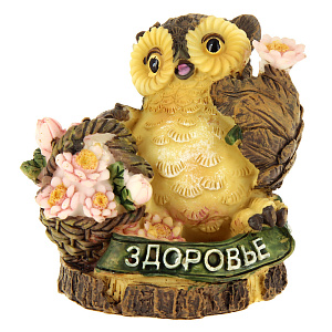 Декоративная фигурка Сова Здоровье, 7.5 см 000000000001154369
