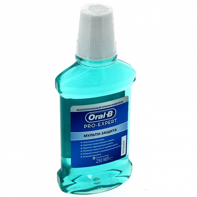 Безалкогольный ополаскиватель для полости рта Oral-B Pro-Expert Мульти-Защита P&G, 250мл 000000000001027758