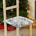 Сидушка "Этель" Christmas flowers 42х42х7см, 100% хлопок, саржа 190гр/м2 5215717 000000000001202362