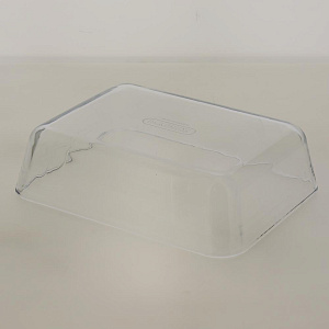 Форма для запекания и хранения 1,5л 22х17см ПОСУДА ЦЕНТР с крышкой стекло 000000000001194556