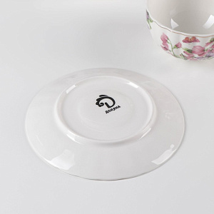 Набор чайный 12 предметов (чашка 180мл-6шт/блюдце-6шт) ДОЛЯНА Колокольчики керамика 000000000001210614