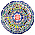 Блюдо (ляган) 38см RISHTON KULOLCHILIC рисунок мехроб синий Риштанская керамика 000000000001206033