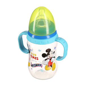 Бутылочка с соской от 6 месяцев Микки и Минни  Lubby&Disney baby, 250мл 000000000001135535