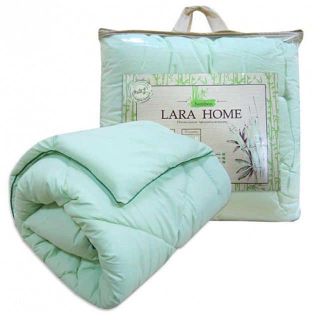 Одеяло Евро Lara Home Bamboo 200*220, бамбуковое и силиконизиро-ванное волокно 000000000001180589