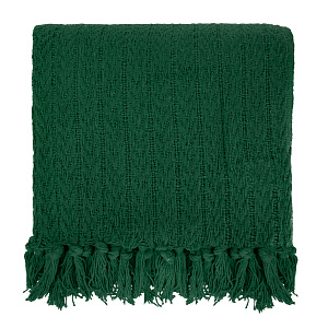 Плед 150х200см LUCKY WOVEN SGE-GRETA зеленый хлопок 100% 000000000001218016