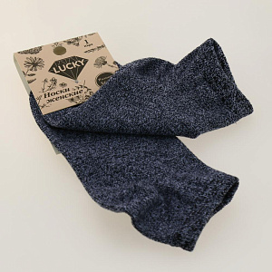 Носки женские укороченные серый, голубой р.36-39 LUCKY J000027 000000000001184372