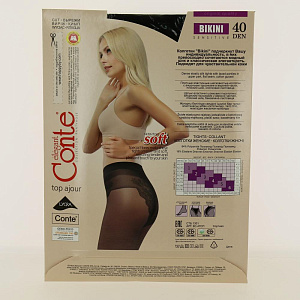 CONTE КОЛГ ЖЕН 40ДЕН BIKINI р3 NERO 000000000001156796