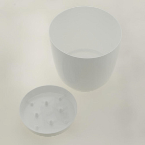 Горшок для цветов 3л h170мм D170мм GARDENPLAST ФРЕЗИЯ №2 белый пластик 000000000001207365