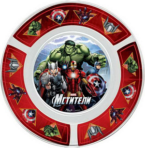 Набор детский посуды PRIORITY Мстители стекло 000000000001193699