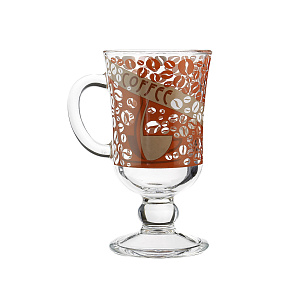 ГЛИНТВЕЙН Кружка 200мл ОСЗ КОФЕЙНЫЕ ЗЕРНА стекло 08с1405 ДЗ КофеЗ 000000000001134898