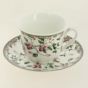 Набор чайный 12 предметов (чашка 220мл-6шт/блюдце-6шт) Бланко фарфор 000000000001209856