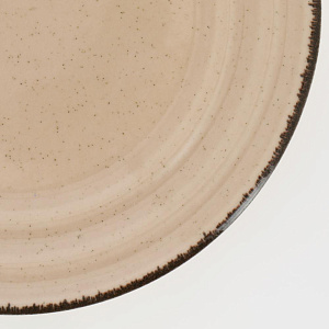 Тарелка десертная D20см DE'NASTIA TUANA персиковый  фарфор 000000000001209928