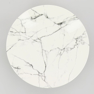 Тарелка суповая 20,5см 320мл LUCKY Мрамор керамика 000000000001208759