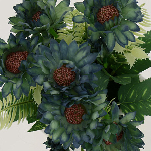 Цветок искусственный Хризантема 22см R010638 000000000001192379