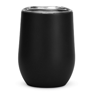 Кофер 354мл с двойными стенками черный нержавеющая сталь/пластик 000000000001211550