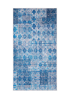 Коврик универсальный 80x150см LUCKY Мозаика синий 100% полиэстер 000000000001211049