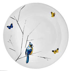 Тарелка обеденная 24,5см ESPRADO Primavera твердый фарфор 000000000001153687