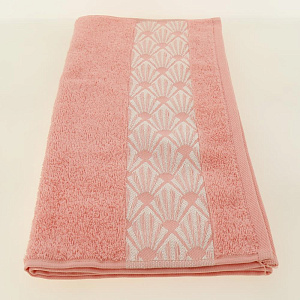 Полотенце 50х90см CLEANELLY Дардо махровое плотность 420гр/м персиковый 100% хлопок ПЦ2601-4344,13-1510 000000000001198616