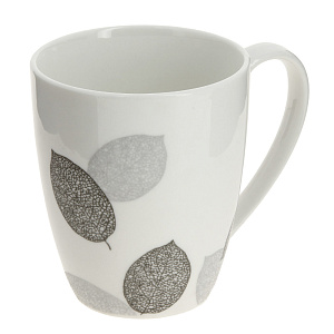 Кружка 350мл ESPRADO Bosqua Platina костяной фарфор 000000000001163452