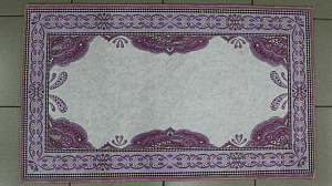 Коврик универсальный 60х100см ПОСУДА ЦЕНТР лаванда/розовый полиэстер 000000000001187488